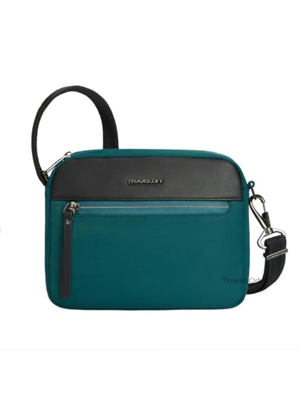 Travelon Anti-Theft Addison Small Crossbody Vegan Leather Nylon